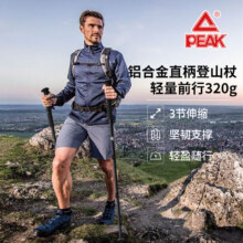 匹克 PEAK 登山杖 铝合金伸缩拐杖 内锁 1根