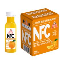 今日必买、淘金币可用：福兰农庄 100%纯鲜榨果汁NFC橙汁300ml*6瓶