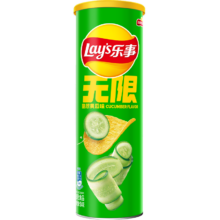 Lay's 乐事 无限薯片 罐装 黄瓜味 1罐