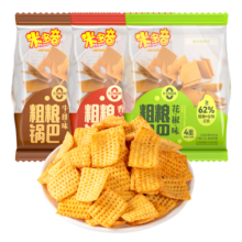 米多奇 粗粮锅巴 450g 花椒混合口味 小包装零食