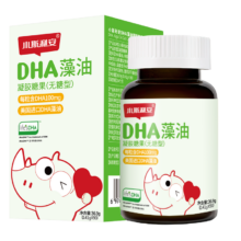 小斯利安 dha dha婴幼儿1-3岁 儿童3-12岁 dha藻油儿童青少年 90粒*1瓶