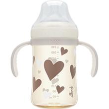 THERMOS 膳魔师 Foogo婴儿PPSU奶瓶 小月龄防胀气不易呛 宽口径吸管 带手柄 330ml （带奶嘴）