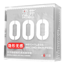 涩井 大颗粒玻尿酸带刺避孕套 超薄6只 超润滑天然胶乳安全套