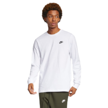 耐克 NIKE 春夏男长袖T恤 纯棉 运动休闲 AR5194-100 白色L