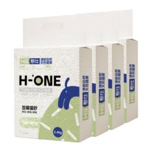 憨仕 猫砂豆腐猫砂原味奶香2.4kg*4除臭低尘结团吸水如厕