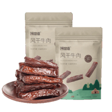 一号牧场 手撕风干牛肉干 原味250g送250g 500g散装称重