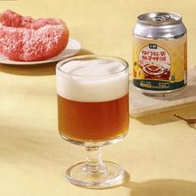 祁门红茶撞漳州柚子，微醺太绝?：七鲜 祁门红茶柚子味啤酒 250ml*4 罐