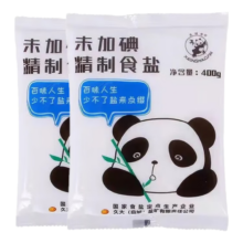 久大 精制食用盐 未加碘400g* 2袋