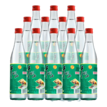 牛栏山 二锅头陈酿酒 白牛二 浓香风格 42度 500mL 12瓶 整箱装