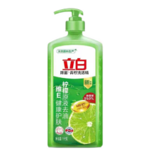 立白 除菌青柠洗洁精 1kg 家用厨房去油果蔬农残清洁液