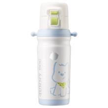 babycare 儿童保温杯 小学生水杯 316L不锈钢 双饮直吸管杯 500ml