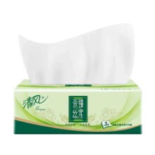 清风抽纸茶臻丝宠纸巾3层 110抽*3包
