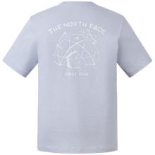 The North Face 北面 短袖T恤 小熊情侣款 8EYN 紫色 XL