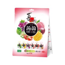 喜之郎 蒟蒻果汁果冻 400克 20小包 5口味 25%果汁