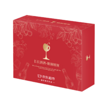 京鲜生 智利西梅J级 4斤 蒙特斯金天使葡萄酒750ml 限定礼盒