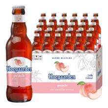 淘金币可用、今日必买：福佳 玫瑰红啤酒 珊瑚柚漾漾蜜桃味 248ml*24瓶