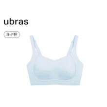 ubras 提托侧收大杯背勾文胸 涟漪蓝色 L