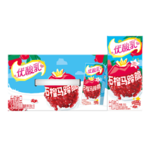 伊利 优酸乳 利乐砖 含乳饮品 石榴马蹄脆味 200ml 12盒