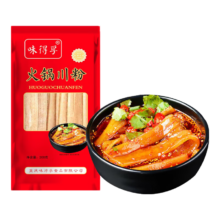 火锅川粉 宽粉 扁粉 快熟麻辣烫涮锅粉条 100g*2袋