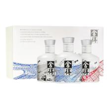 舍得 艺术舍得 中法非凡小酒 52度 浓香型白酒 100mL 3瓶 礼盒装（赠艺术小酒100ml*1）