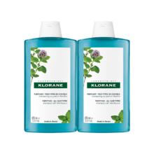 康如 水薄荷净澈洗发水400ml*2
