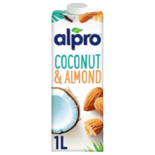 ALPRO 椰奶+原味巴旦木奶1L*4瓶 比利时原装进口 植物奶