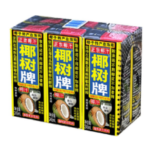 椰树 椰奶 植物蛋白饮料 245ml×6盒 海南特产