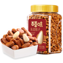 百草味 东北松子 500g