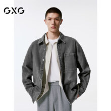 plus：GXG 男装牛仔衬衫外套
