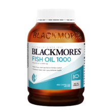 澳佳宝 Blackmores 深海鱼油软胶囊 1000mg Omega-3 DHA+EPA 400粒