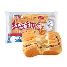 宾堡 手撕面包 红豆味 160g/袋*3件 早餐速食点心
