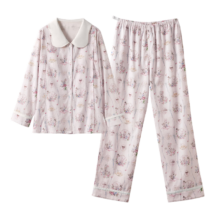EMXEE 嫚熙 春夏季月子服套装两件套（无哺乳口） M（适合115斤以下）