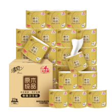 Breeze 清风 原木金装140g 有芯卷纸 4层 27卷