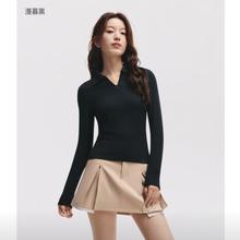 蕉下 女士春季POLO领肌底衣打底衫