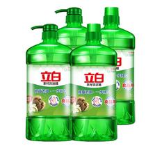 立白 茶籽洗洁精 家庭装 4KG 高效去油污 健康除菌