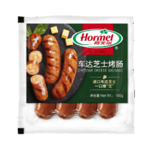 荷美尔（Hormel）车达芝士烤肠180g 香肠爆汁脆皮肉肠