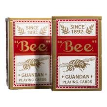 Bee蜜蜂 扑克牌 红色 2副装 掼蛋专用