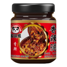 酱味熊 花生瓜子五仁芝麻辣椒酱 150g 香辣酥脆油辣椒拌饭酱