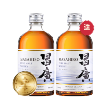 昌廣 纯麦 日本威士忌 43%vol 300ml买一送一