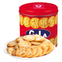 嘉顿 加拿红罐咸味饼干礼盒 400g 休闲零食大礼包