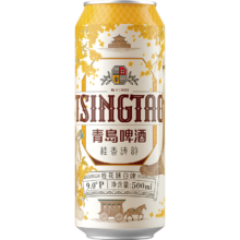 青岛啤酒 桂花味白啤 500ml*12听*2件