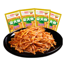 金大州 香辣金针菇 500g 麻辣即食下饭菜 小包装