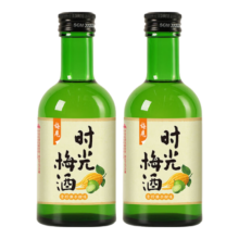 梅见 青梅酒原味时光 青柠佛手柑味 220ml*2