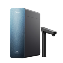 预售、PLUS：美的 星河2.0pro 净水器 1200G RO反渗透 厨下式 双水直饮 6年矿物质