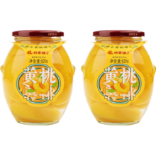 林家铺子特价大日期800g820g黄桃山楂什锦桔子椰果草莓水果罐头 保质期至26年5月820g黄桃*2罐