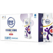 舒化 高钙型 无乳糖牛奶 220ml*24盒