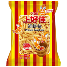 上好佳 膨化零食鲜虾条128g