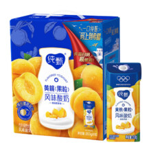 蒙牛 纯甄燕麦黄桃果粒风味酸奶 200g*10盒