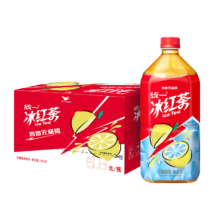 统一 柠檬味 冰红茶 瓶装 1L 8瓶