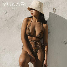 yukari swim 女款分体性感高腰大胸比基尼 TB135